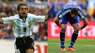 Palabra de crack: Batistuta criticó a Gonzalo Higuaín por fallar en las finales con Argentina