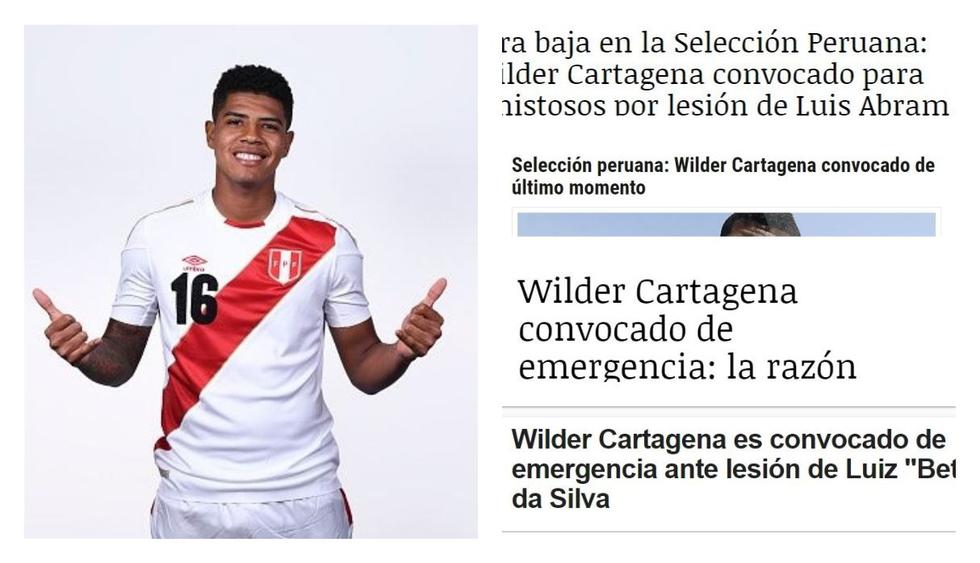 Wilder Cartagena, el futbolista acostumbrado a ser el 'último pasajero' de la Selección Peruana
