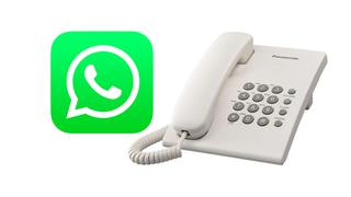 Aprende el truco para usar WhatsApp en tu teléfono fijo