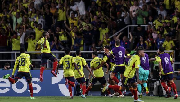Colombia venció 1-0 a Argentina, por la fecha 5 del Sudamericano Sub-20 (Foto: @CONMEBOL)