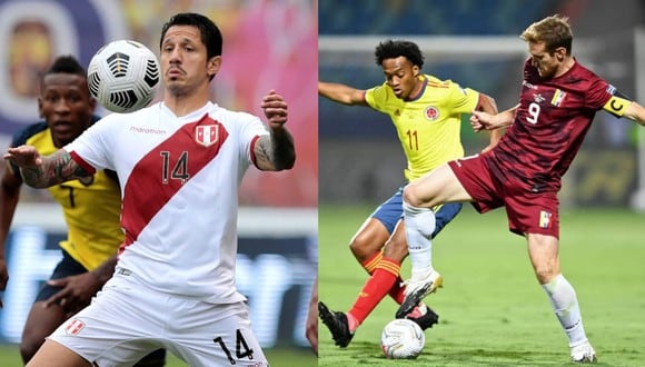 Perú y Venezuela se enfrentan por la Copa América. (Fotos: Agencias)