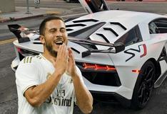 Rápido y lujoso: Eden Hazard llega a entrenamiento del Real Madrid con el auto más veloz del mundo