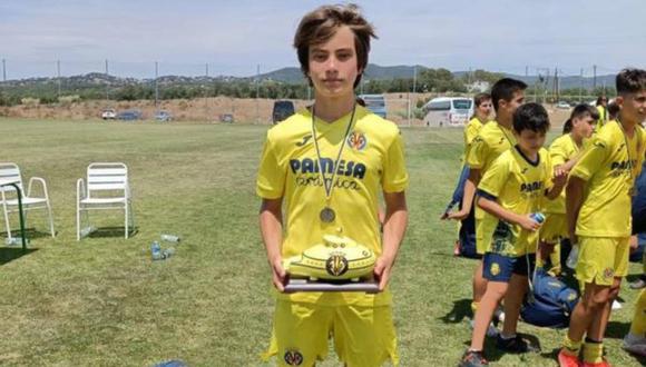 Lorenzo Belmont, prospecto del fútbol que salió campeón en Villarreal en torneo juvenil