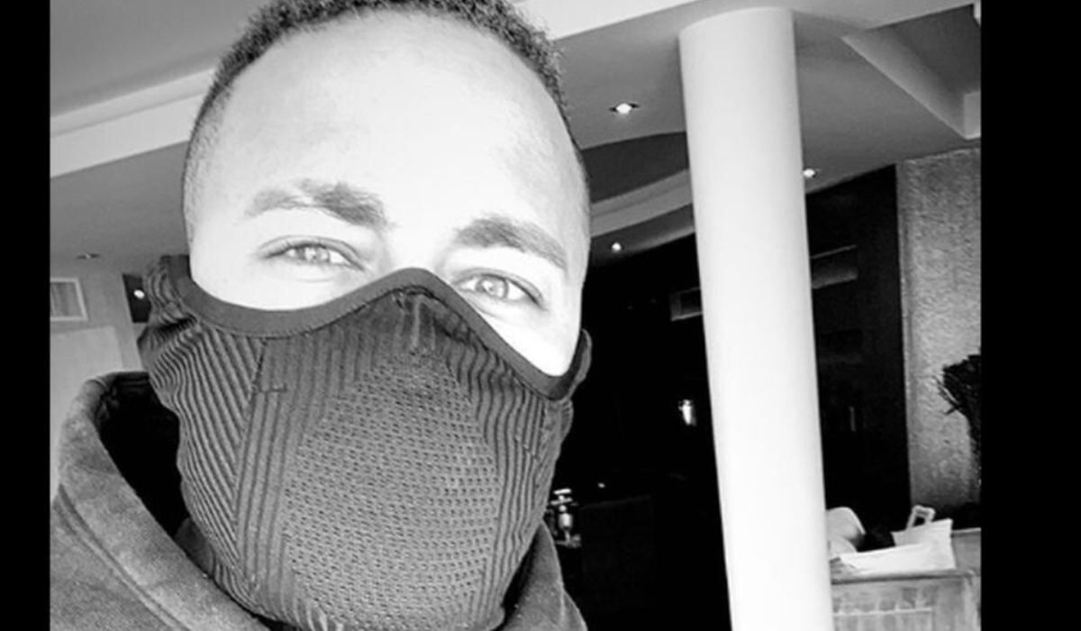 Así se mostraba Neymar durante el confinamiento. 