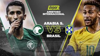 Brasil 2-0 Arabia Saudita: revive el triunfo amistoso de la 'Canarinha' con goles de Alex Sandro y Jesus