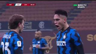 Tras fallo de Buffon: el gol de Lautaro para el 1-0 de Inter sobre Juventus [VIDEO]