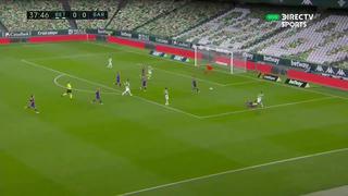 Contragolpe perfecto: Borja Iglesias marca el 1-0 del Betis vs. Barcelona [VIDEO]