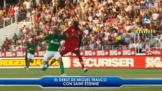 Miguel Trauco debutó con triunfo en el Saint-Étienne por la Ligue 1 de Francia