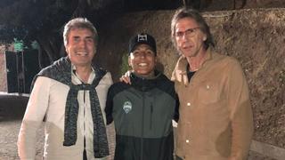 Ricardo Gareca se reunió con Raúl Ruidíaz en México
