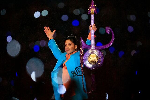 Prince (Super Bowl 41 en 2007). (Getty)