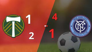 New York City FC le ganó por penales a Portland Timbers