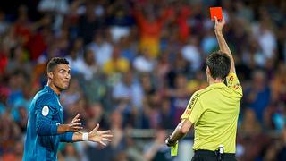 Su mayor pesadilla: Cristiano Ronaldo se volvería a ver las caras con árbitro que lo expulsó en la Supercopa