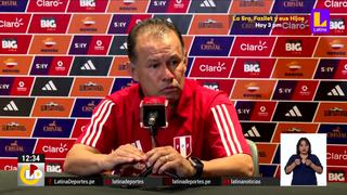 Juan Reynoso previo al Perú vs. Paraguay: “Es lo mejor que tenemos hoy” | VIDEO