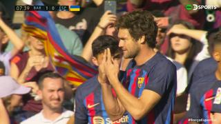 Doble cabezazo en el área es gol: el 1-0 de Alonso en Barcelona vs. Espanyol [VIDEO]