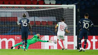 Tras repetir el penal: Bruno Fernandes marcó el 0-1 del PSG vs. Manchester United por Champions League [VIDEO]