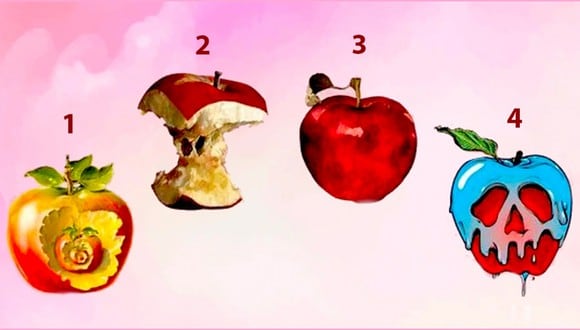 ¿Te sientes marcado por experiencias dolorosas del pasado? Elige una de las manzanas que se muestran en la imagen y descubre qué significa tu elección.