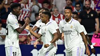 Con goles de Rodrygo y Valverde: Real Madrid venció 2-1 al Atlético de Madrid en LaLiga 
