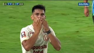¡Liquidó el partido! Gol de Rivera para el 2-0 de Universitario vs. Cristal [VIDEO]