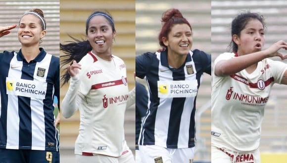 Universitario y Alianza Lima ocupan el primer y segundo lugar de la Liga Femenina, respectivamente. (Foto: FPF)