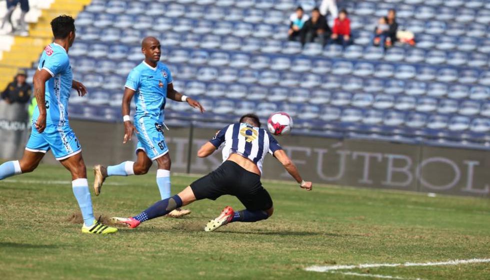 Alianza Lima: así fue el gol de Mauricio Affonso ante Binacional en Matute. (Foto: Jesús Saucedo)