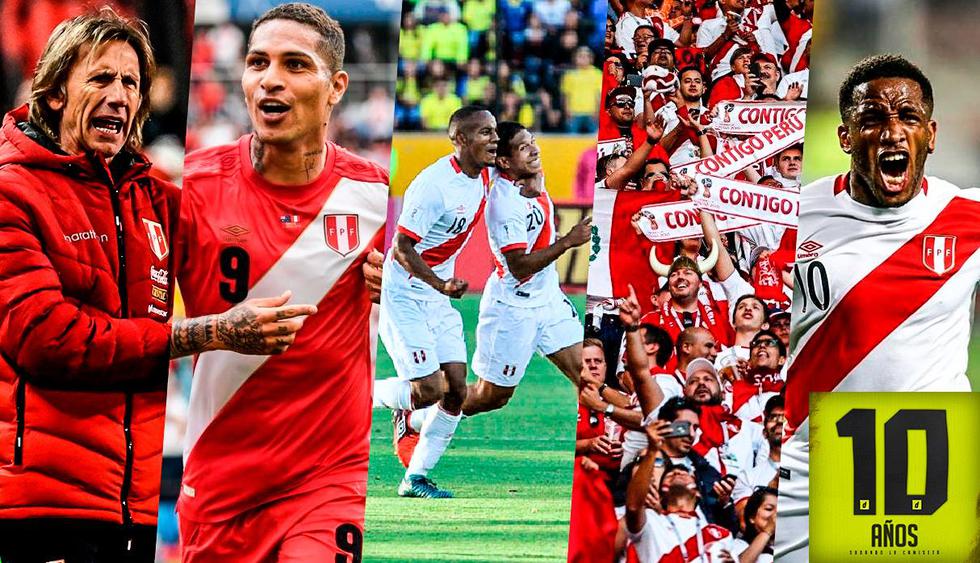 La Selección Peruana jugó un Mundial, tres Eliminatorias y tres Copa América en los diez años de Depor. (Fotos: GEC / Diseño: Marcelo Hidalgo)