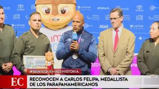 Ejército distingue a Carlos Felipa por medalla en Parapanamericanos 2019