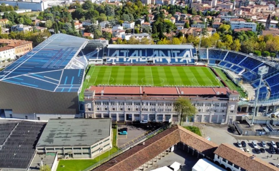 Stadio Atleti Azzurri, casa del Atalanta. (Fotos: Agencias)