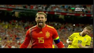 ¡De los pies del capitán! Sergio Ramos anota el 1-0 del España-Suecia por Clasificatorias a Eurocopa 2020 [VIDEO]