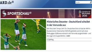 No hay piedad: la reacción de la prensa en Alemania tras la eliminación en el Mundial Rusia 2018