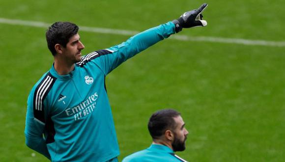 Thibaut Courtois espera con ansias el cruce entre Real Madrid y Manchester City. (Foto: Reuters)