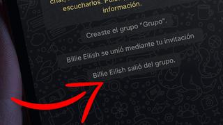 Truco para salir de un grupo de WhatsApp sin que dejar rastro