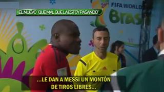 Lo volverán a sufrir: la divertida conversación del arquero de Nigeria con los árbitros sobre Messi en Brasil 2014