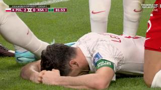 Lewandowski hizo su primer gol en un Mundial y rompió en llanto: 2-0 de Polonia vs. Arabia [VIDEO]