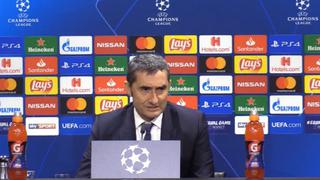 Ernesto Valverde: "Barcelona sufrió demasiado"