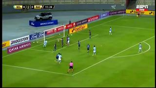 Primer aviso: Corozo estuvo cerca del gol, pero el palo se lo negó en el Cristal vs. Racing [VIDEO]