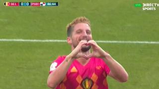 El golazo de volea que marcó Bélgica a los dos minutos del segundo tiempo [VIDEO]