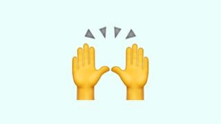 WhatsApp: qué significa el emoji de las manos arriba en la app