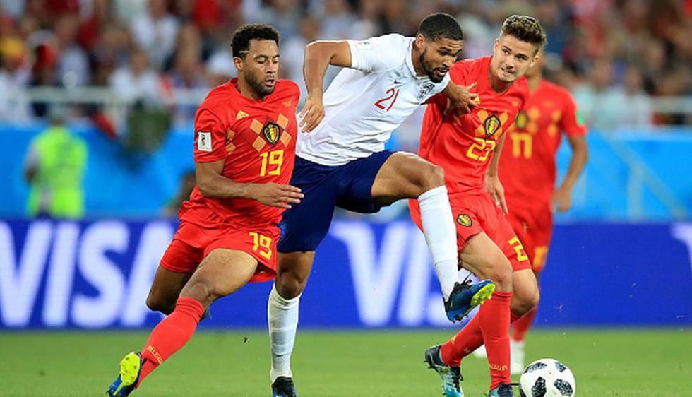 Inglaterra vs. Bélgica por la fecha 3 del Grupo G del Mundial Rusia 2018. (Getty)