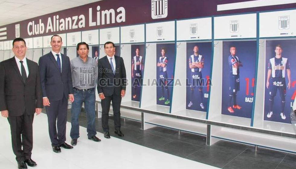 Alianza Lima inauguró sus modernos camerinos. (Alianza Lima)