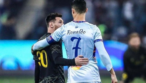 Lionel Messi y Cristiano Ronaldo se enfrentaron por última vez en un amistoso a inicios de 2023. (Foto: Getty Images)