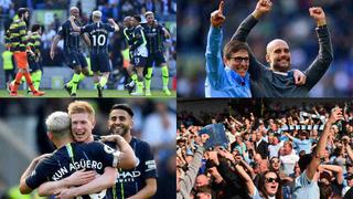 Tras una batalla épica: así celebró el Manchester City tras coronarse campeón de la Premier League [FOTOS]