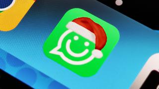 Cómo cambiar el logo de WhatsApp por uno con gorrito de Navidad