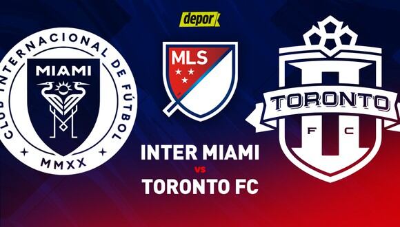 Inter Miami vs. Toronto se enfrentan por la MLS. (Diseño: Depor)