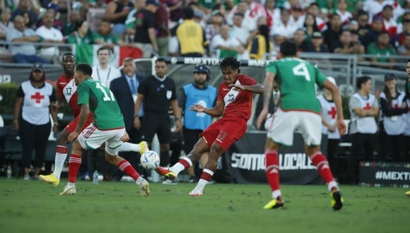 Perú y México se enfrentaron en amistoso internacional en Los Ángeles. (Foto: Daniel Apuy / GEC)