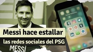 Efecto Messi: redes sociales del PSG estallan con la llegada del argentino