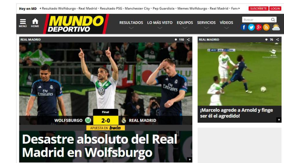 Mira las reacciones de la victoria de Wolfsburgo ante Real Madrid.