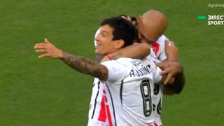 Golpeó el cuadro paraguayo: Marcelo González y el 1-0 en el Sport Huancayo vs. River Plate [VIDEO]