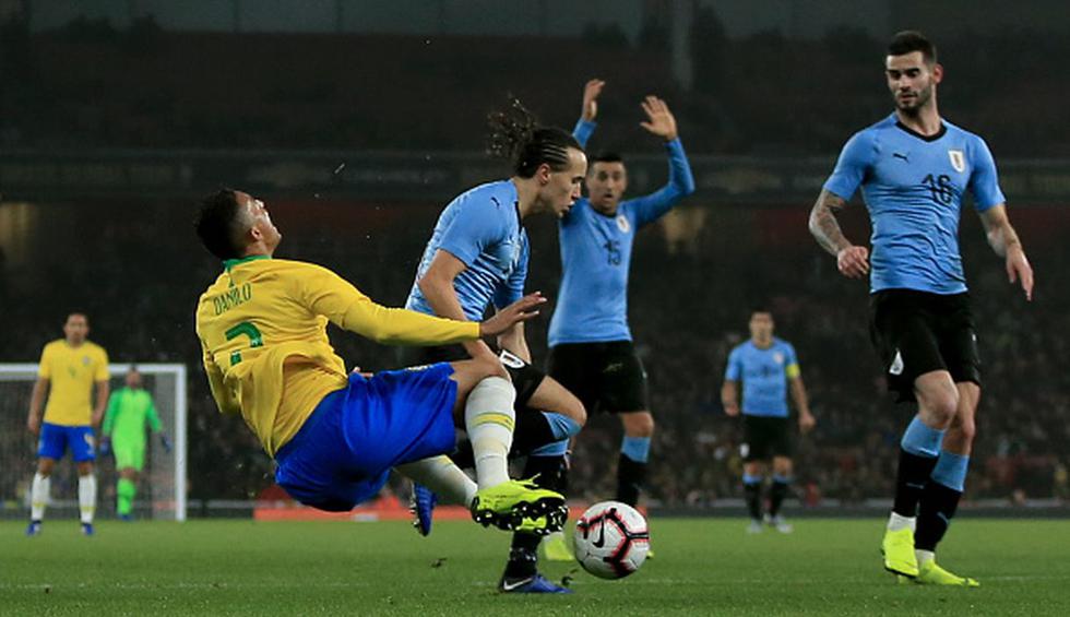 Uruguay cayó 1-0 ante Brasil por un nuevo amistoso internacional 2018. (Getty Images)