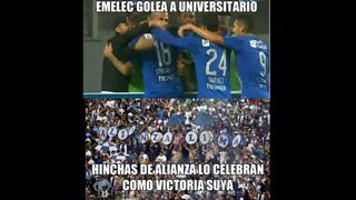 Universitario: los memes tras la goleada de Emelec a la 'U' por la Sudamericana