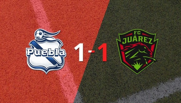 Puebla y FC Juárez empataron 1 a 1